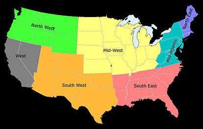 Fluorescent minerals found across the USA